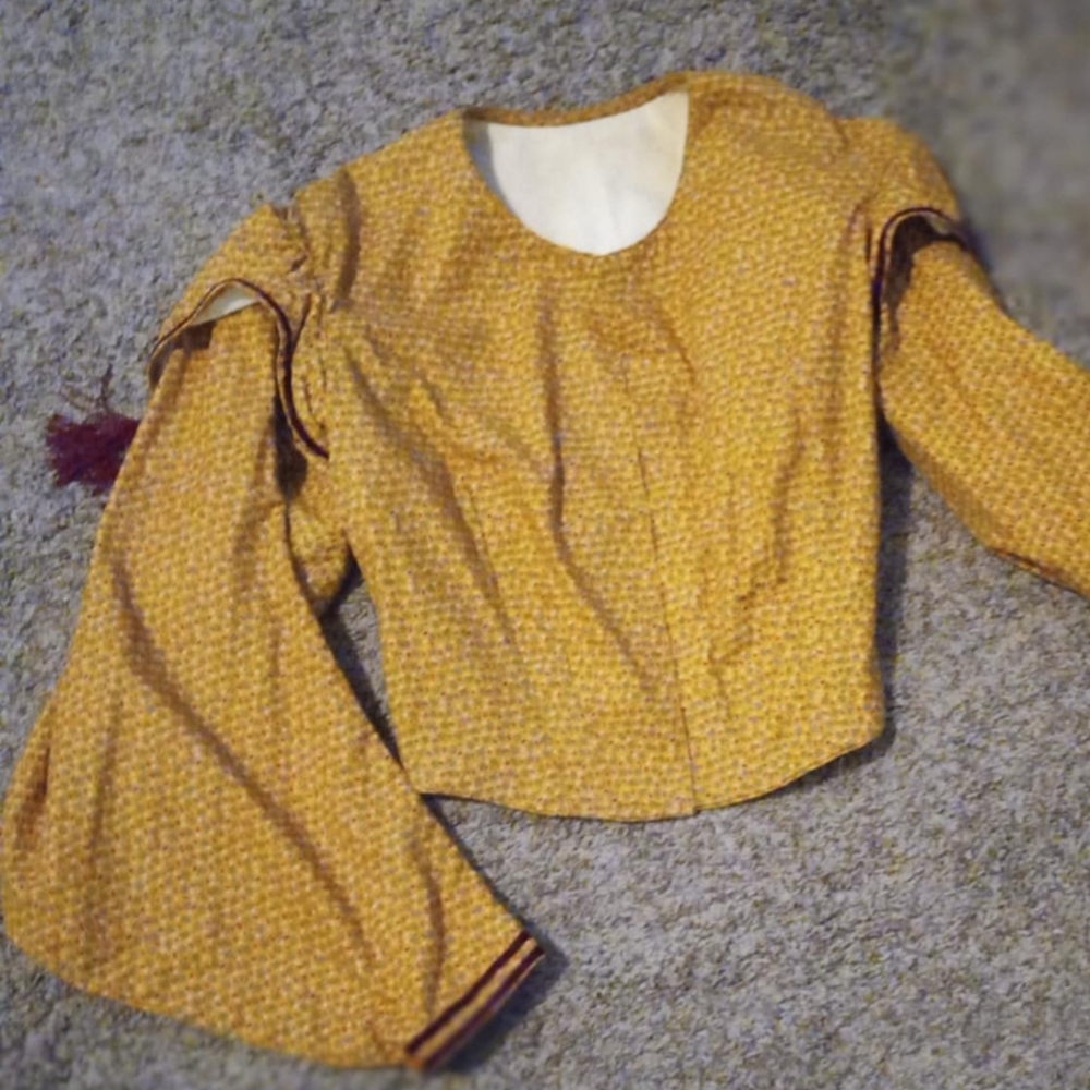 1860s Day Dress Handmade with 1860s Pattern and Instructions